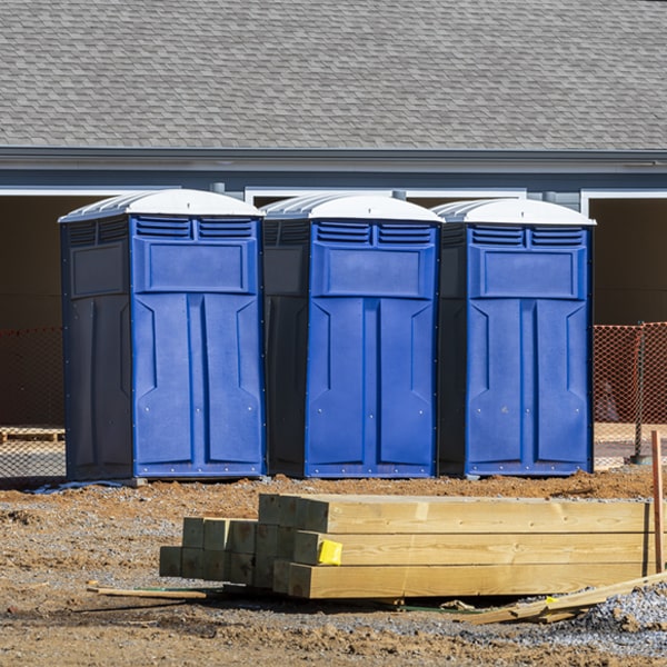 how often are the portable toilets cleaned and serviced during a rental period in West City Illinois